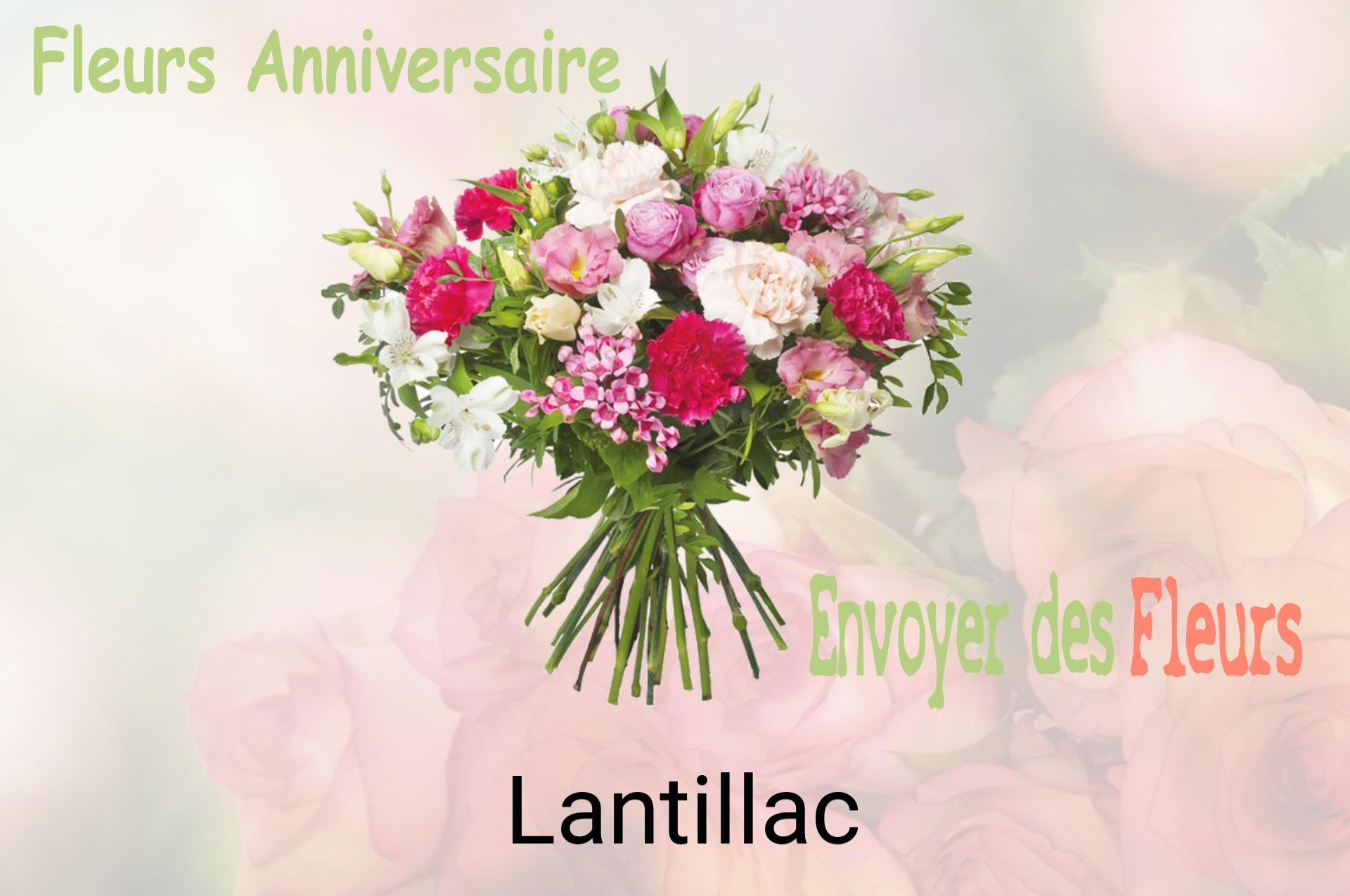 Bouquet de fleurs d’anniversaire livré à Lantillac
