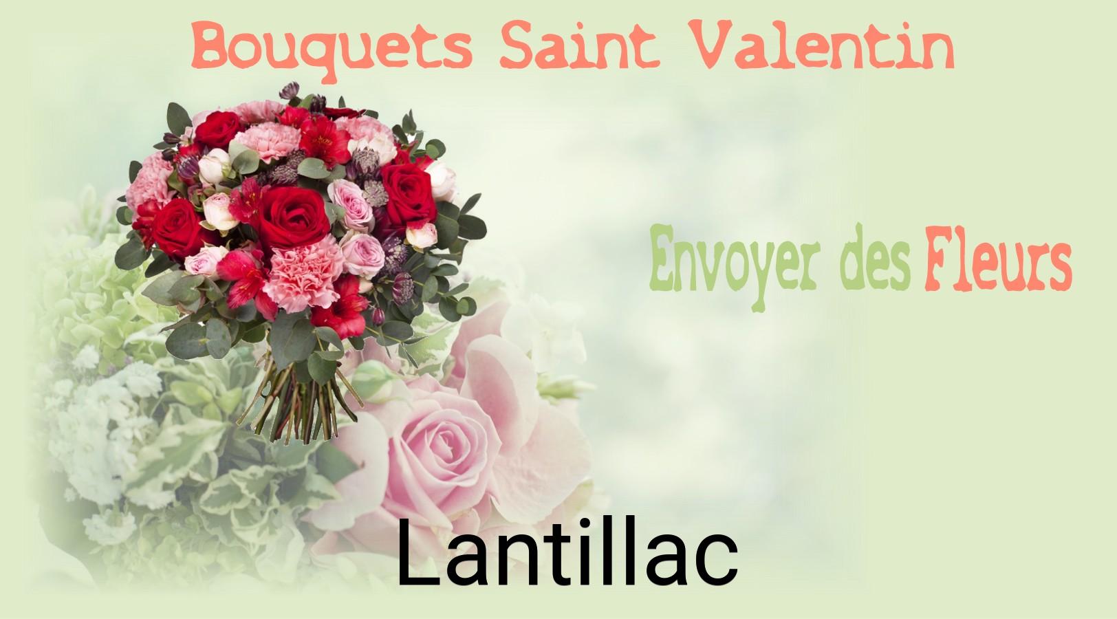 Roses de Saint-Valentin livrées à Lantillac